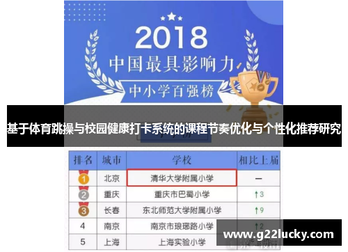 基于体育跳操与校园健康打卡系统的课程节奏优化与个性化推荐研究